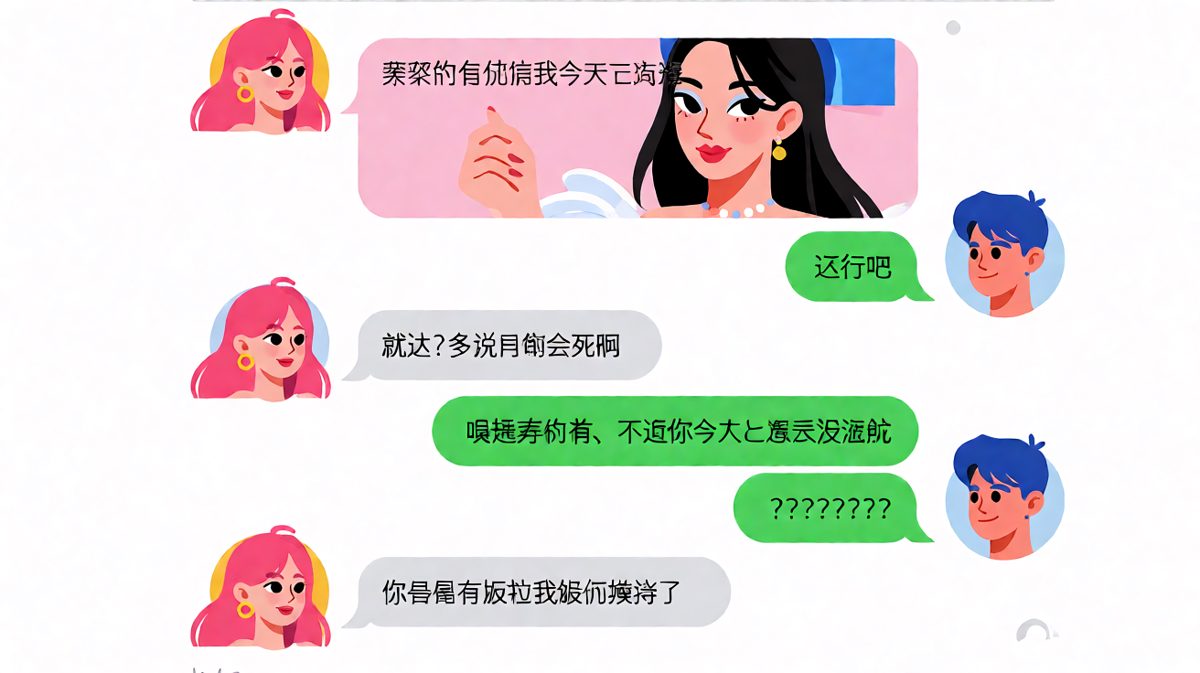 女朋友求夸却遇直男灵魂暴击，最后被气到拉黑