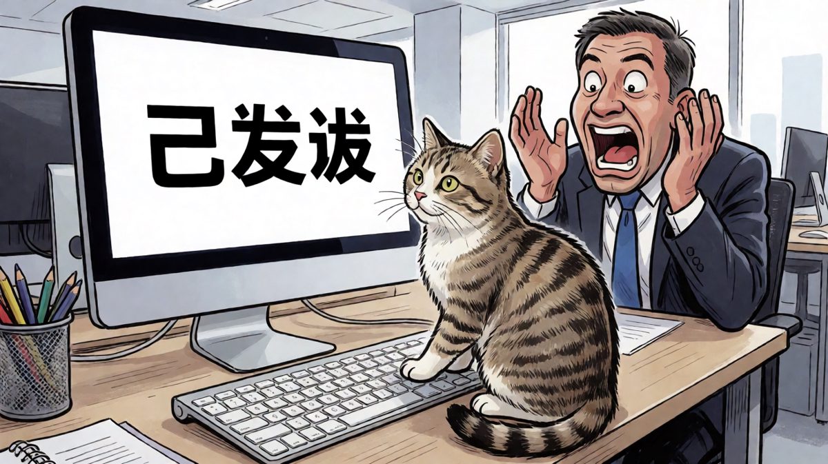 我的猫帮我把『辞职信』发给了老板
