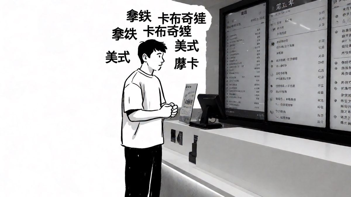 轮到我点单了……怎么美式和拿铁到底有啥区别？！