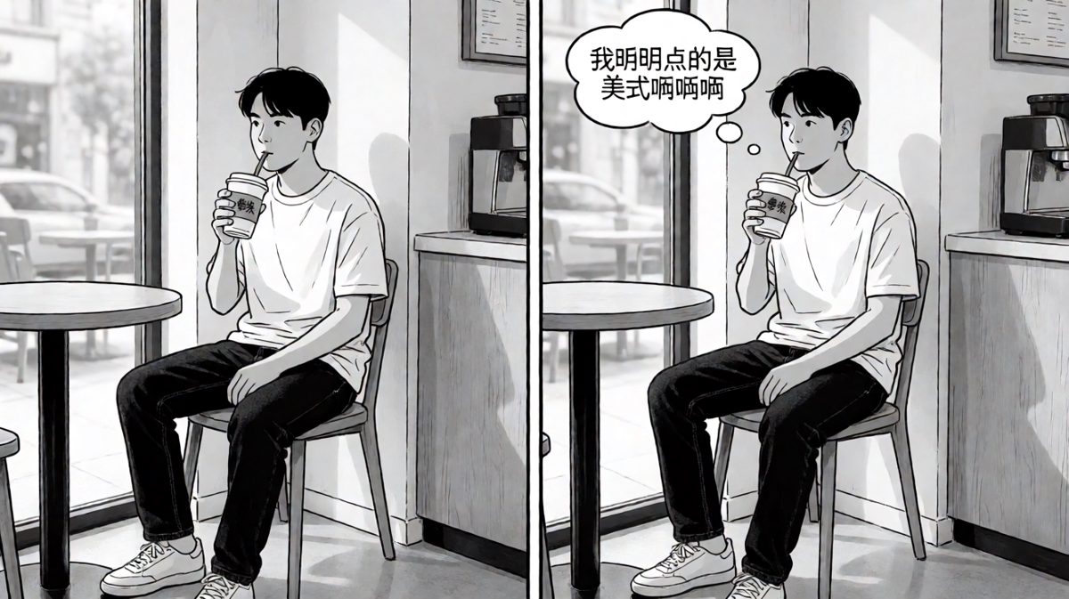 社恐的尊严，就是用微笑咽下一整杯拿铁。