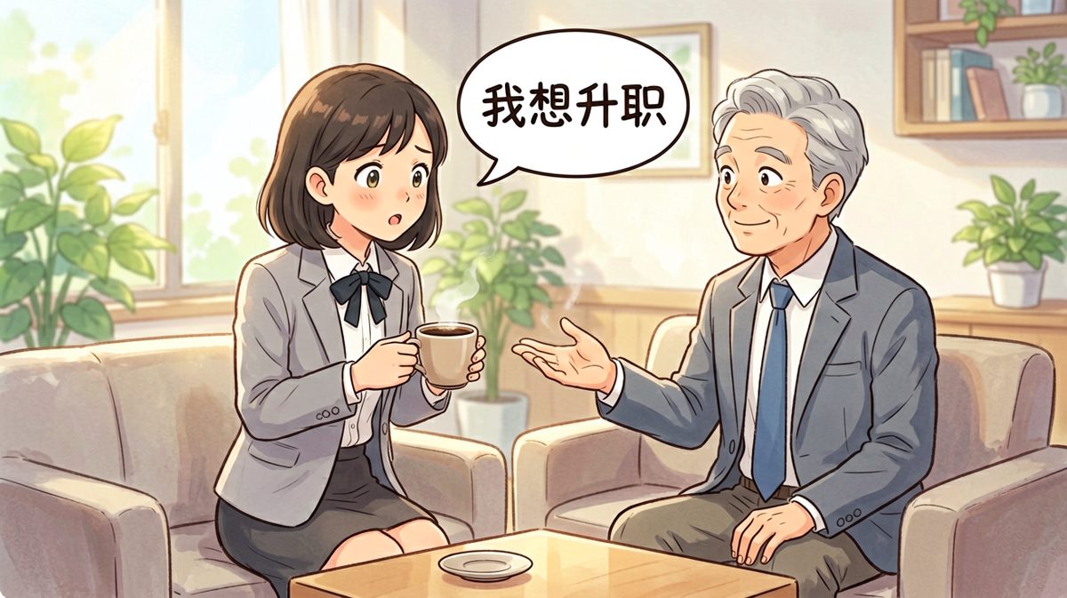 员工鼓起勇气说想升职，老板温柔地说'你很有上进心，先把你那份报表做好吧'，反转让人哭笑不得。