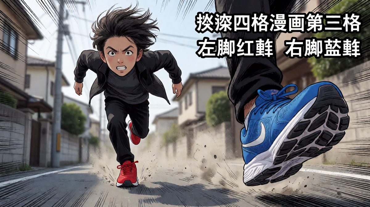 冲到公司楼下才发现鞋穿反了也顾不上