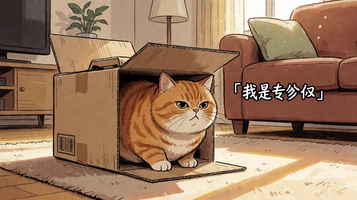橘猫：盒子是我选中的，我要征服它！