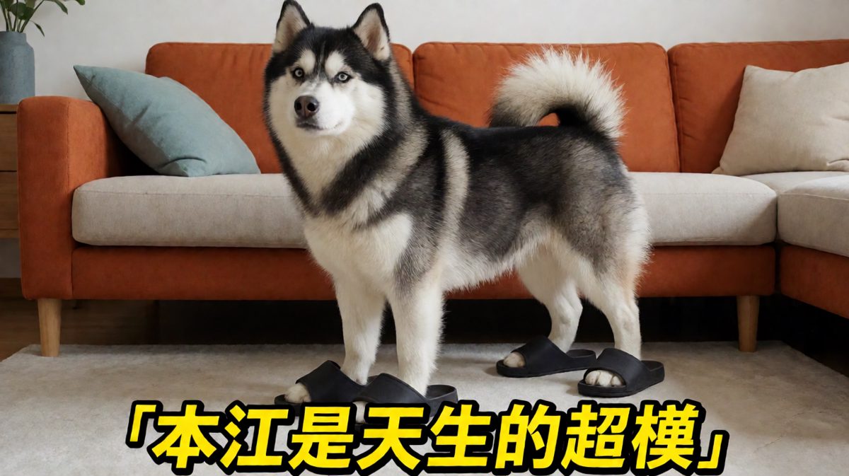 哈士奇：这双鞋是我的秀场限定款
