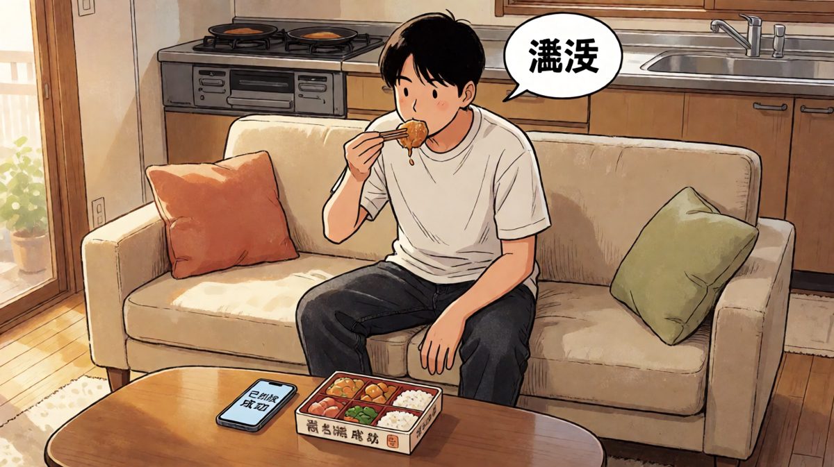 最终还是点了外卖，真香