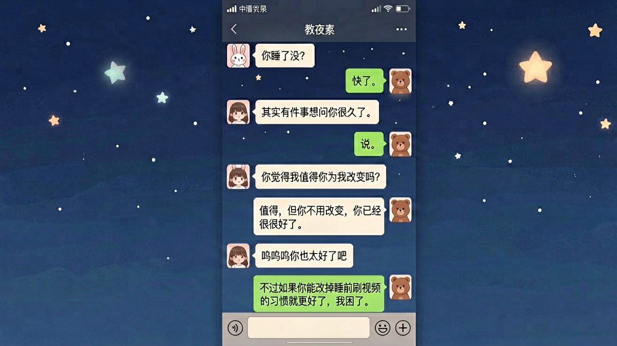 深夜走心局：你以为他在表白，其实他只是在表达对你的生活习惯有意见