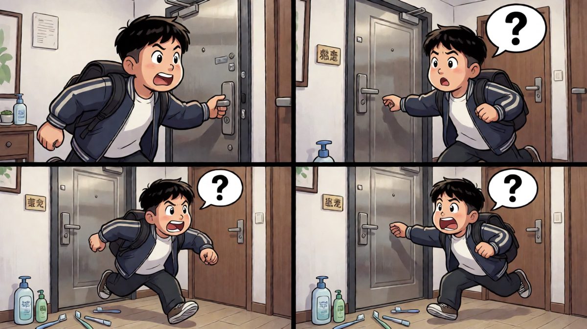 等等……钥匙呢？