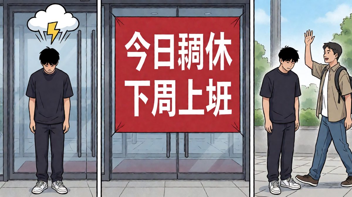 白 慌 了