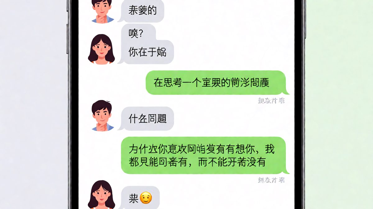男生把表白问题升华成哲学思辨，最后把球踢回来了