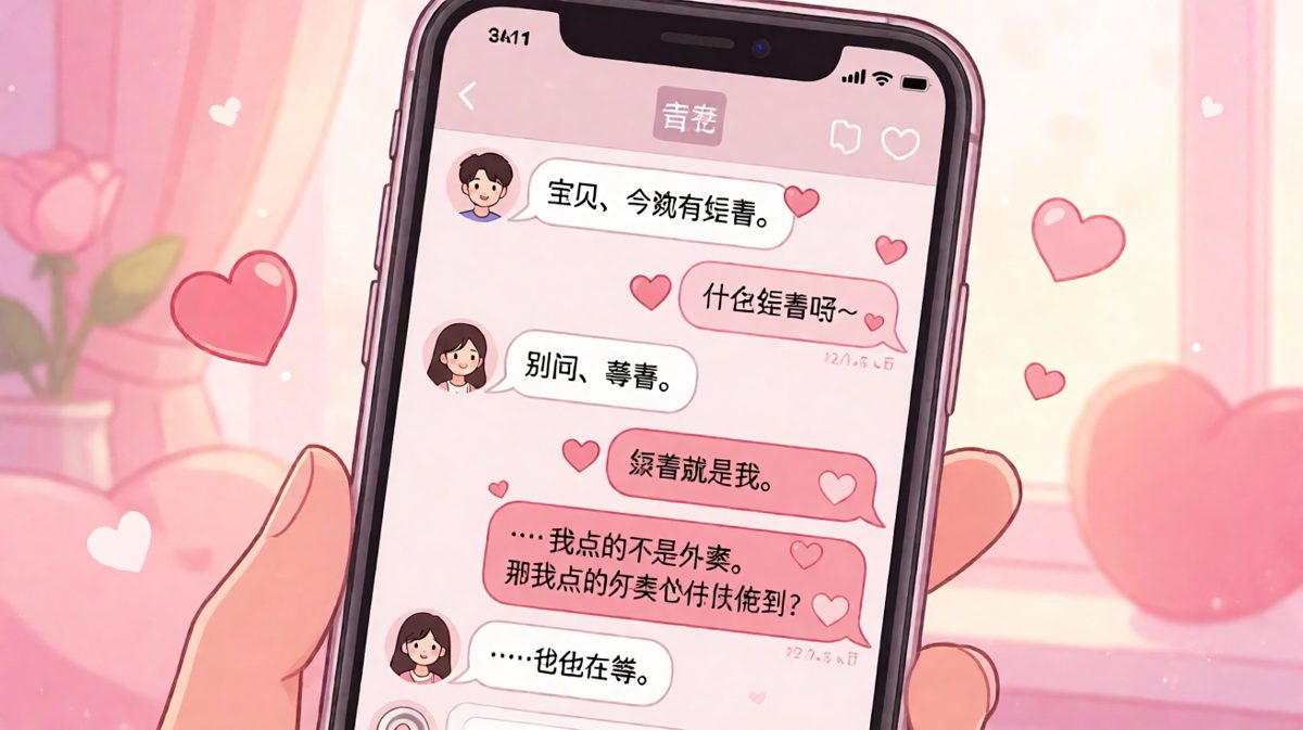 男生想秀恩爱结果把自己整不会了