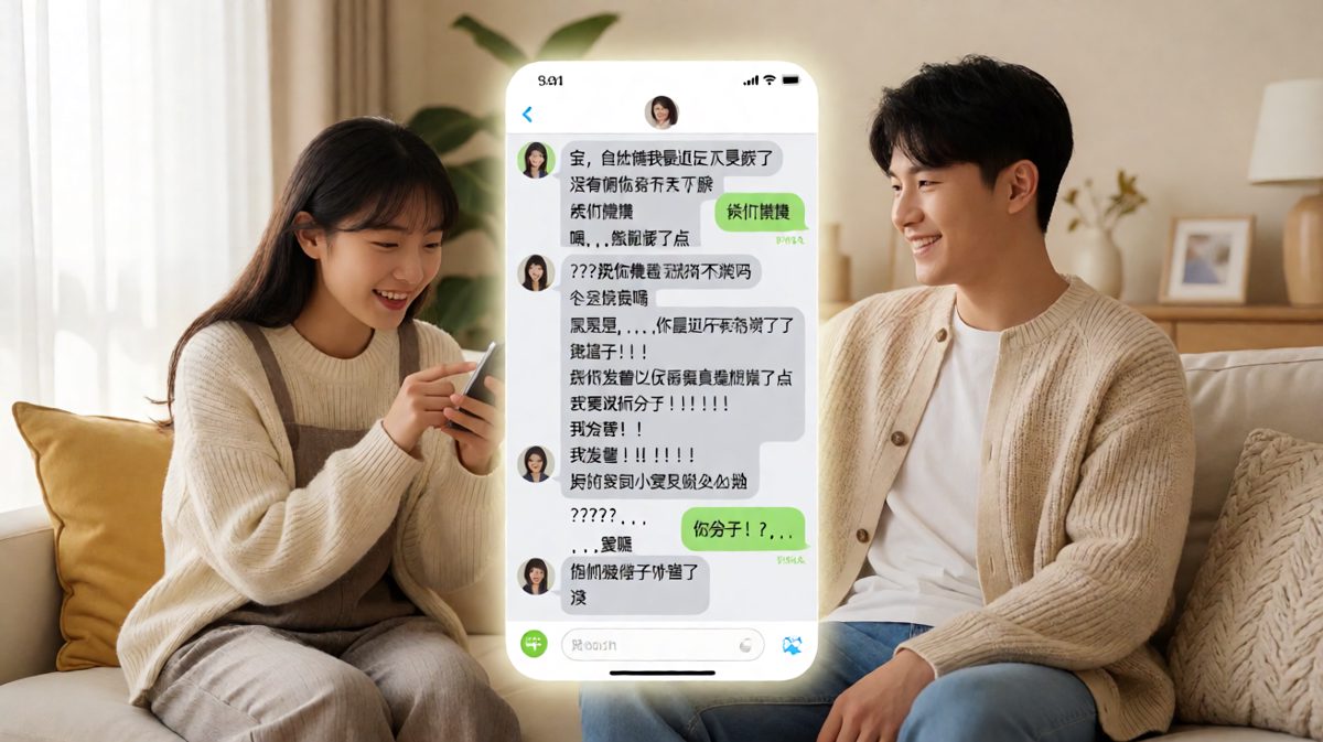 女生试探性问男友自己胖不胖，男友诚实回答后被女友好一顿'爱的教育'。