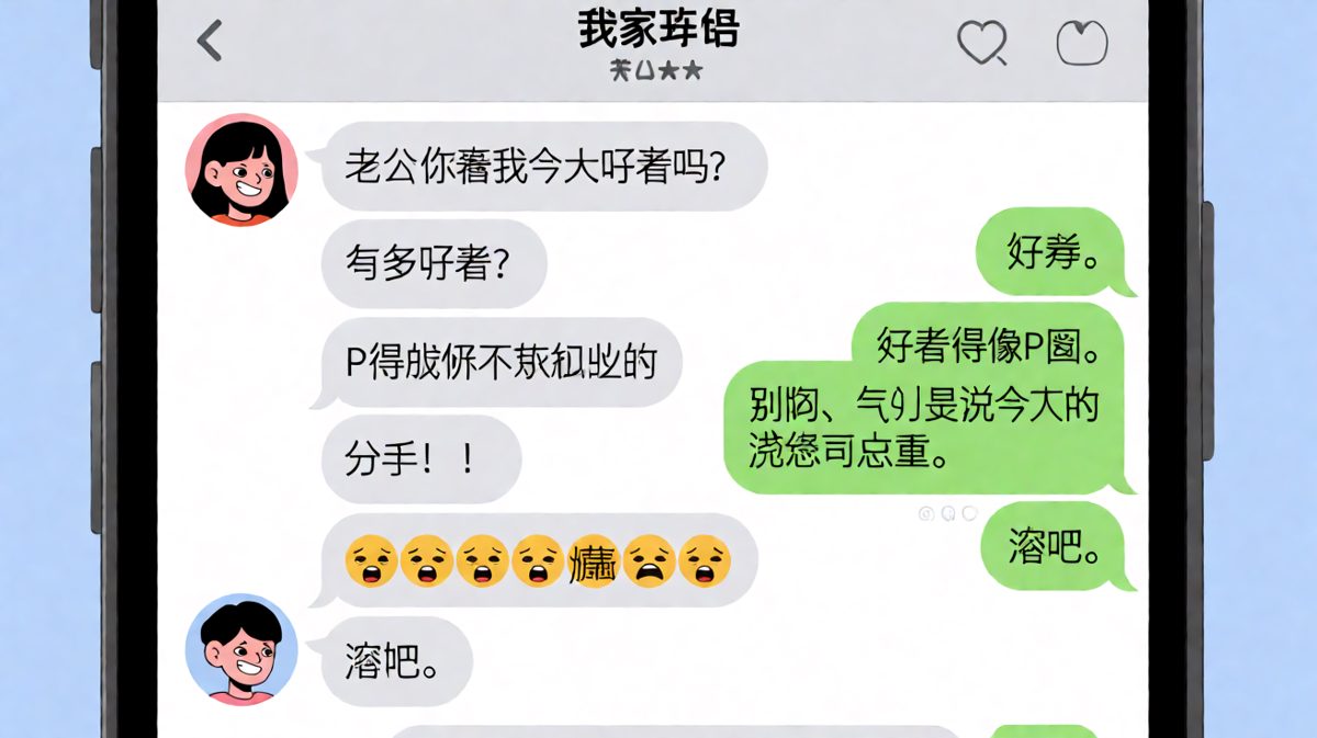 「好看得像P图」—— 男生这波解释完全是火上浇油。