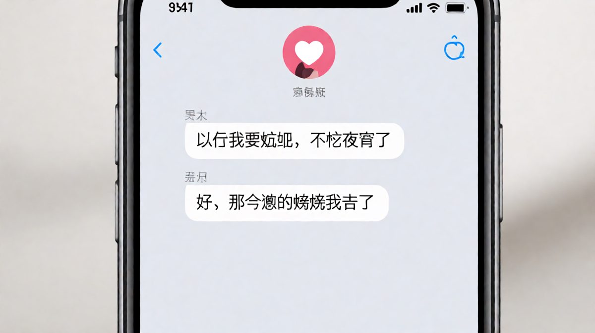 女：我要减肥了，男：那我去了