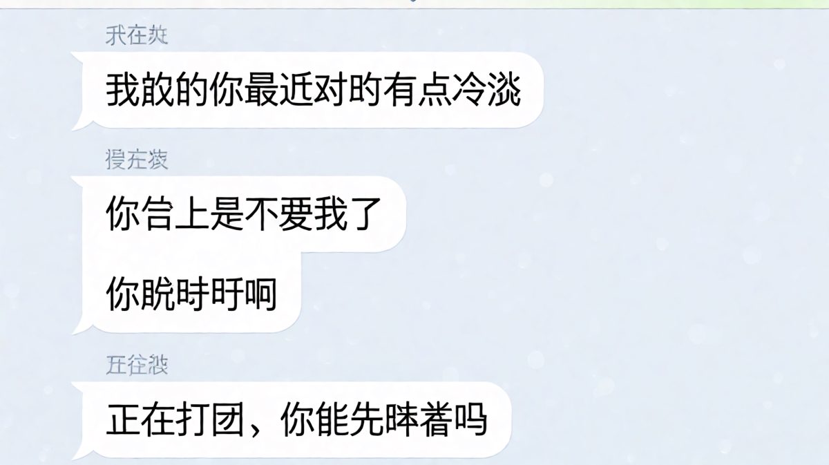 恋爱危机撞上游戏团战