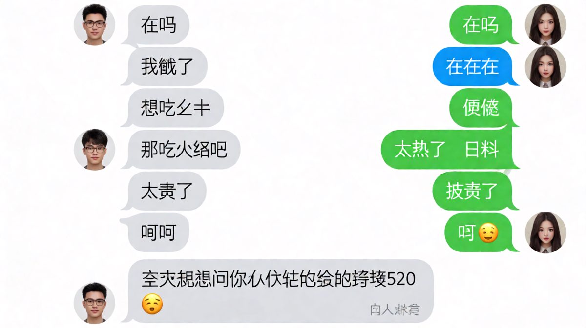 女生说'随便'一小时后，男生陷入了人生沉思