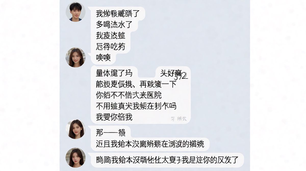 女生用假感冒测试男友，结果测出了分手的预感