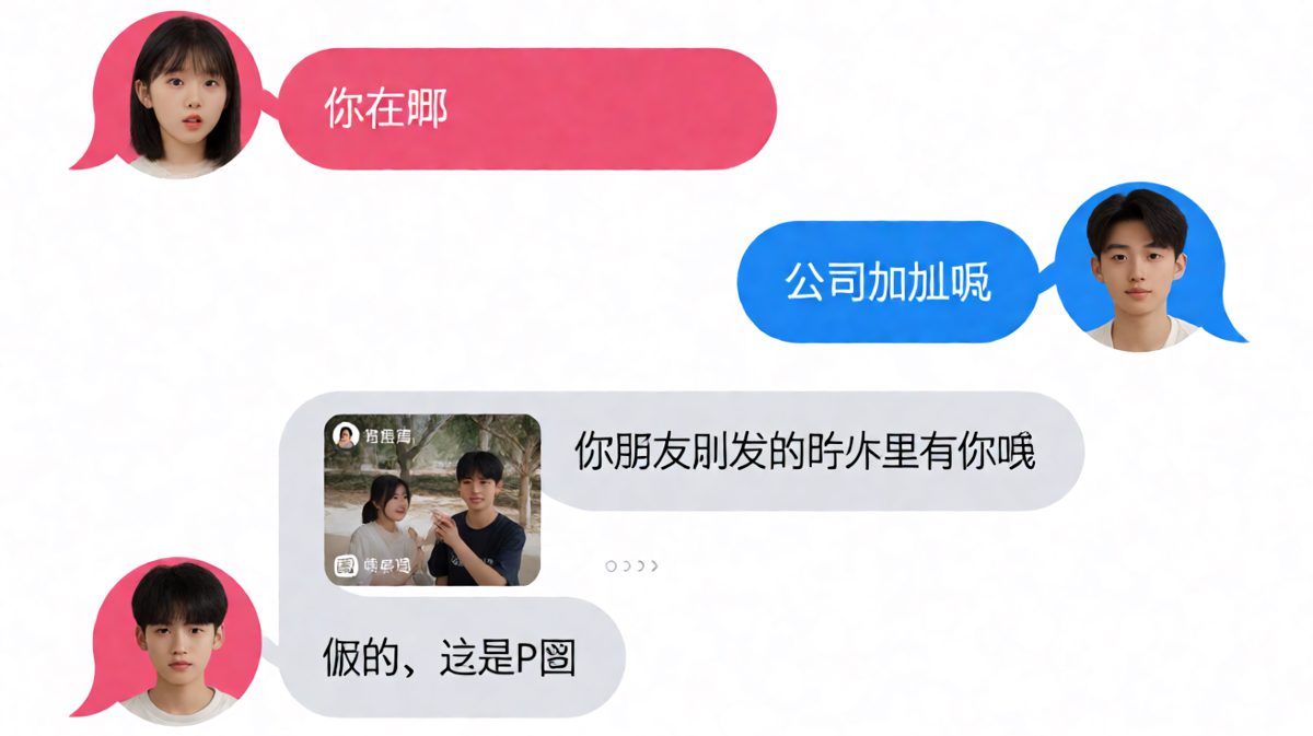 查岗翻车——朋友圈见