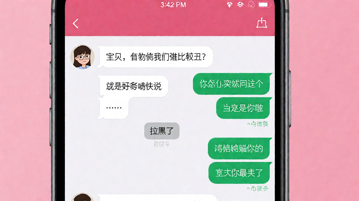 用欲擒故纵试探颜值问题，结果一步错满盘皆输