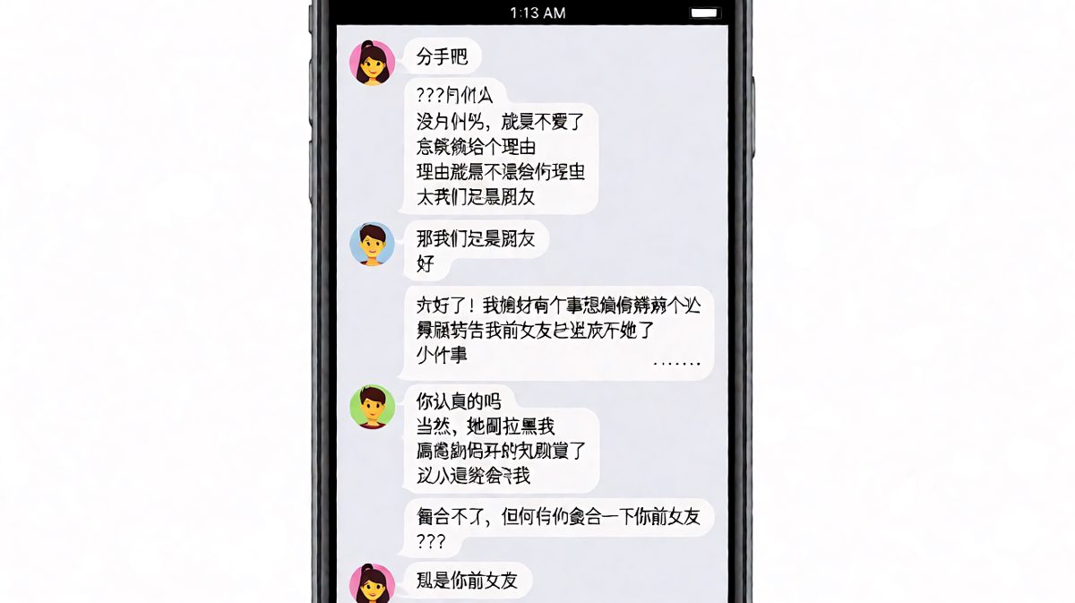 假装分手的试探变翻车现场，最后发现对面早已是前任