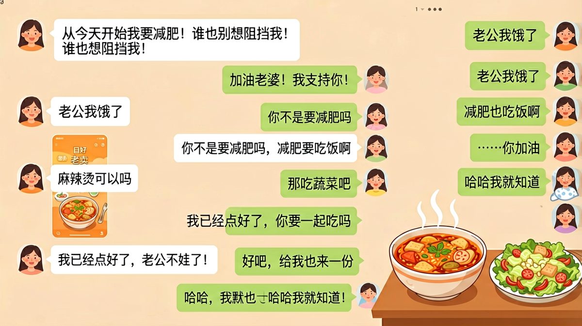 减肥计划——从立flag到一起点外卖