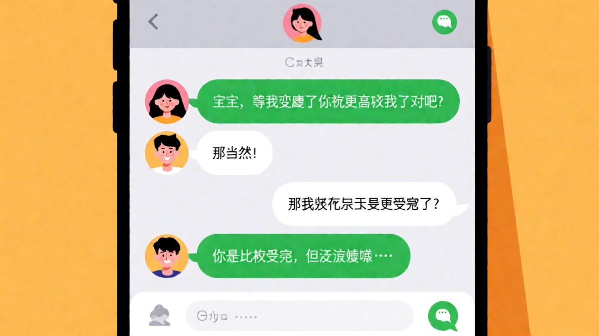 男朋友关于"宠"字的理解出现了微妙偏差