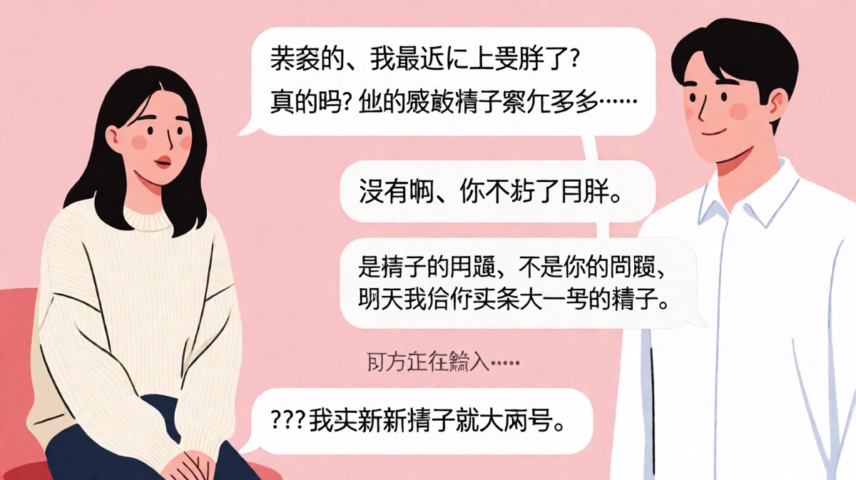 男朋友用买裤子解决体型问题的神级逻辑