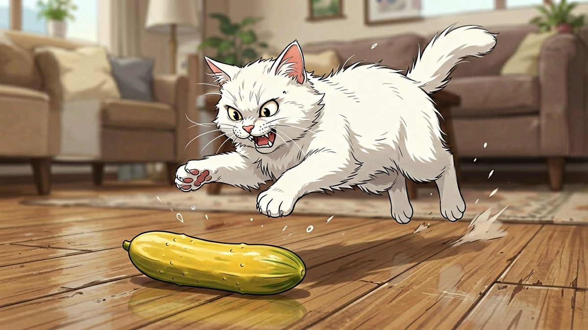 猫咪：这什么怪物！吓得我当场起飞