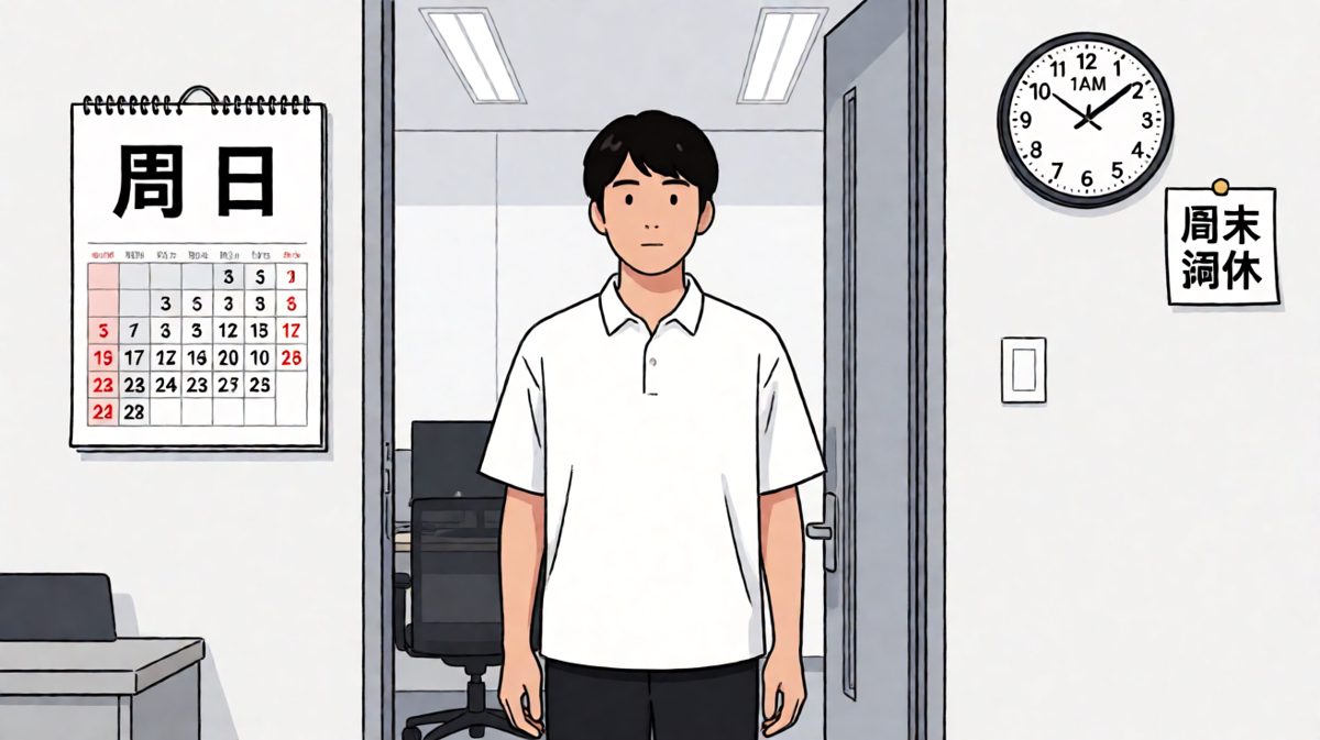 冲到公司才发现今天是周日