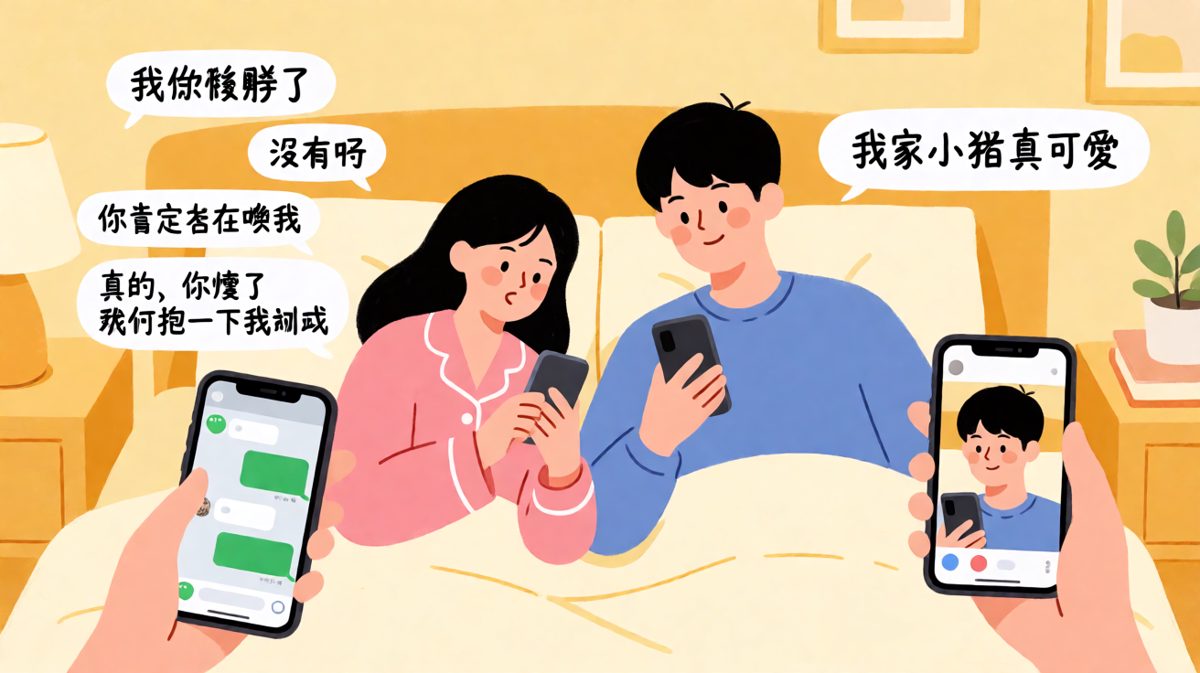 女友说胖了，男友反手一张自拍发朋友圈