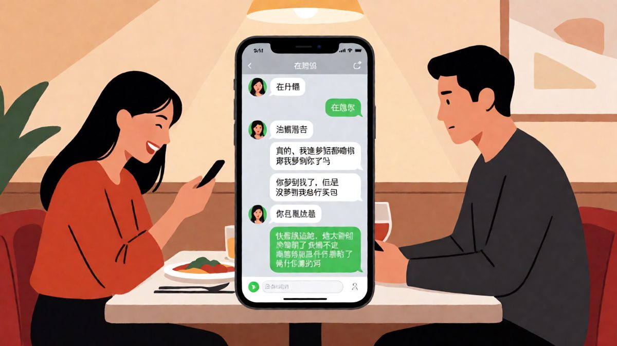 男友撩完就跑，趁女生不在借机求救闺蜜