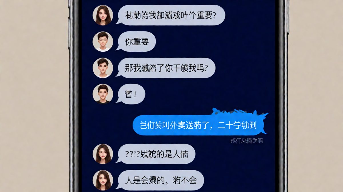 求生欲为零的男生态度令人窒息