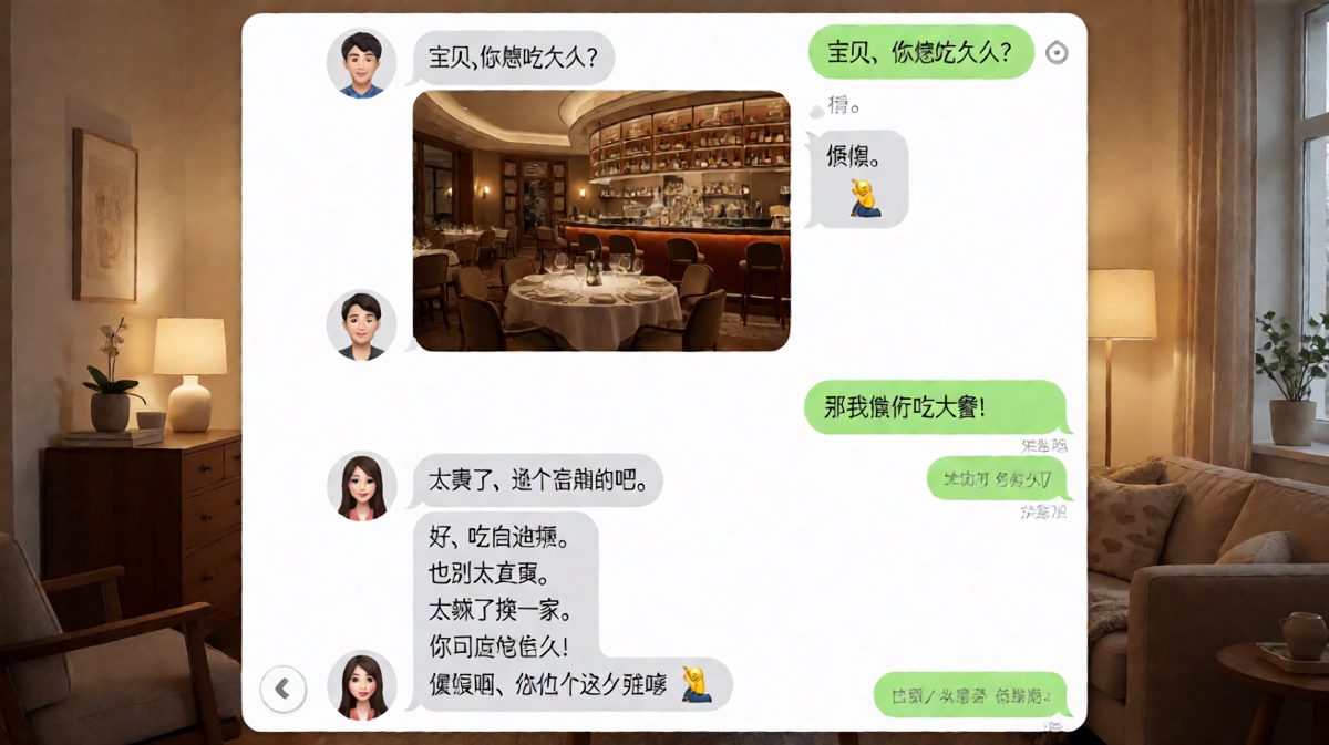 随便二字，是情侣聊天中最大的坑