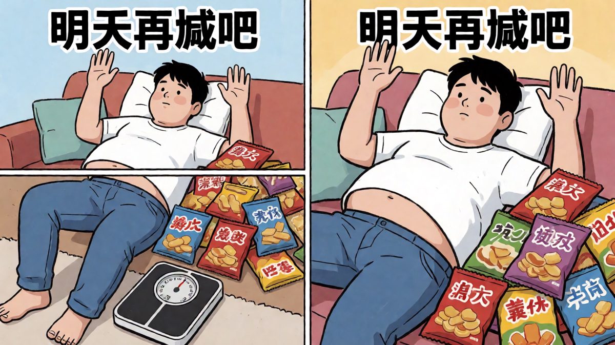 减肥计划再次宣告失败