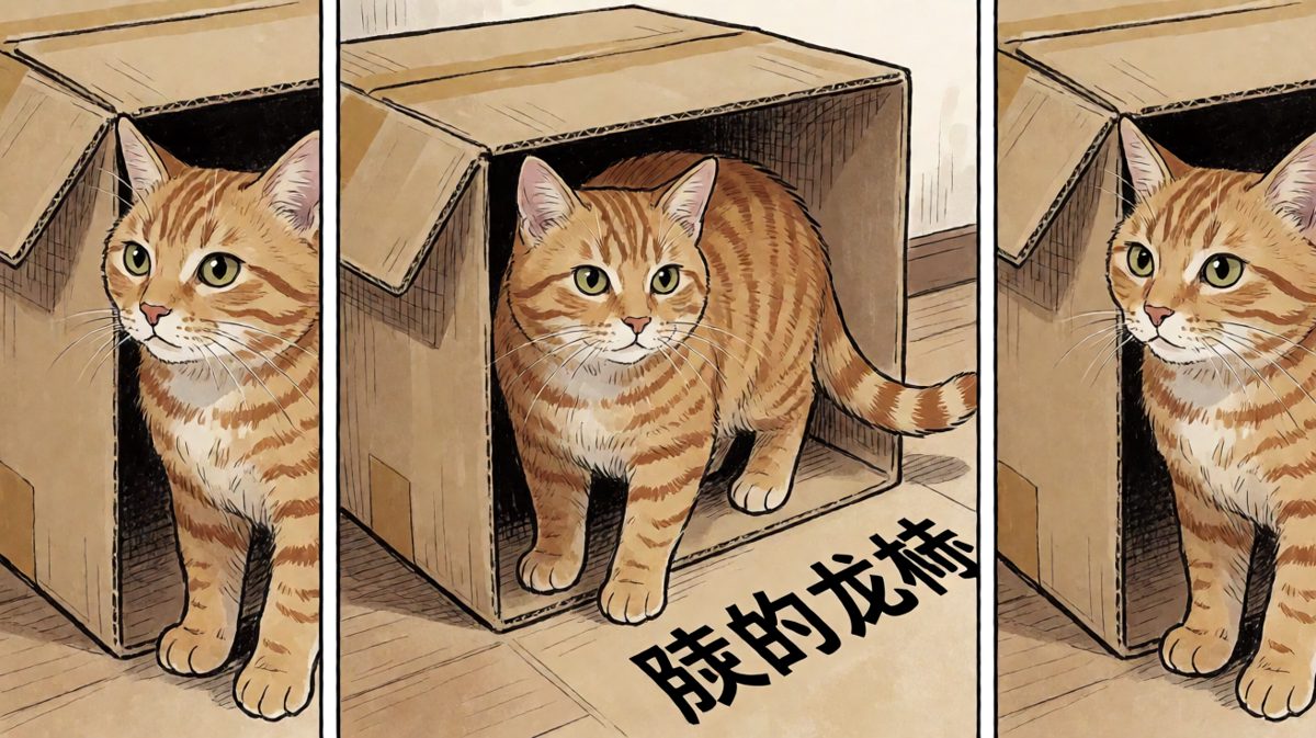 猫：这箱子我收了，你们继续生活