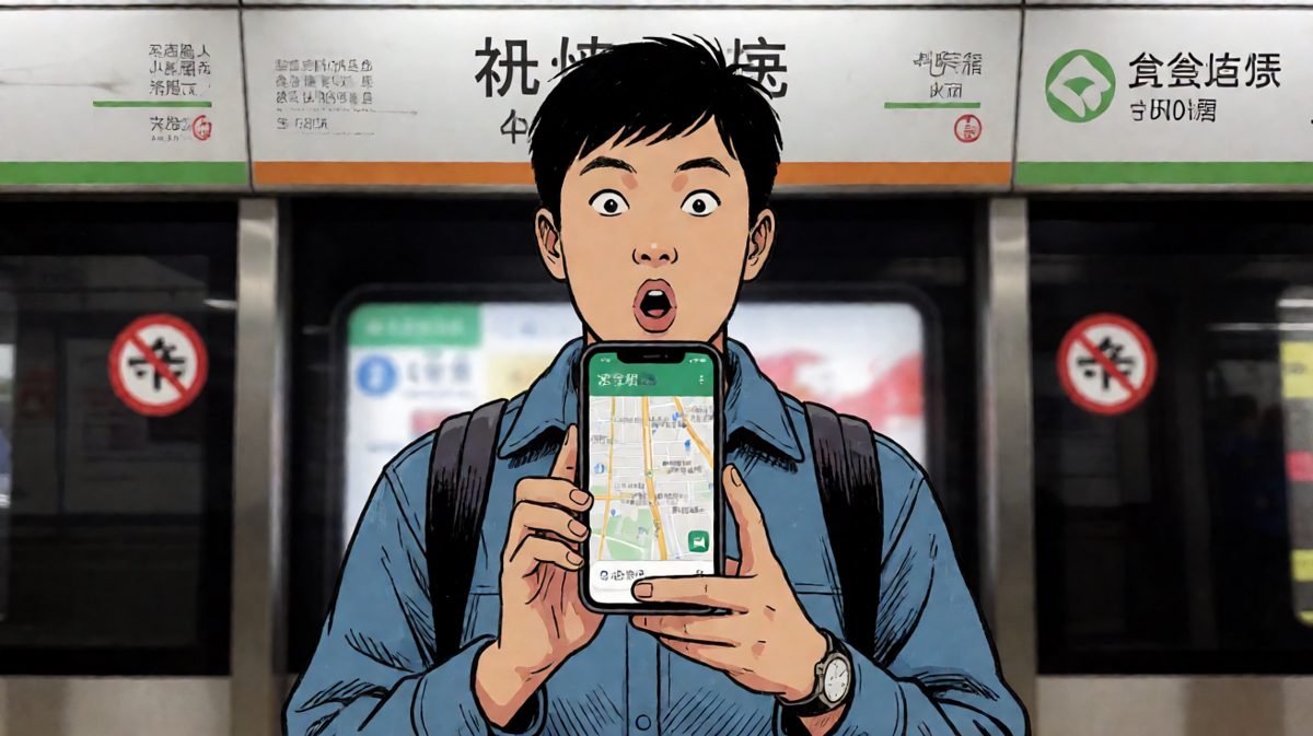 等等……我好像坐反了？