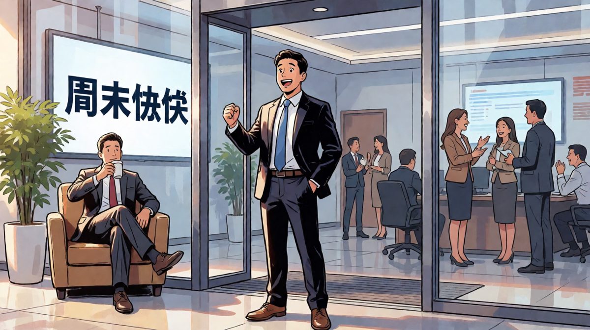 到公司才想起来——今天周末！