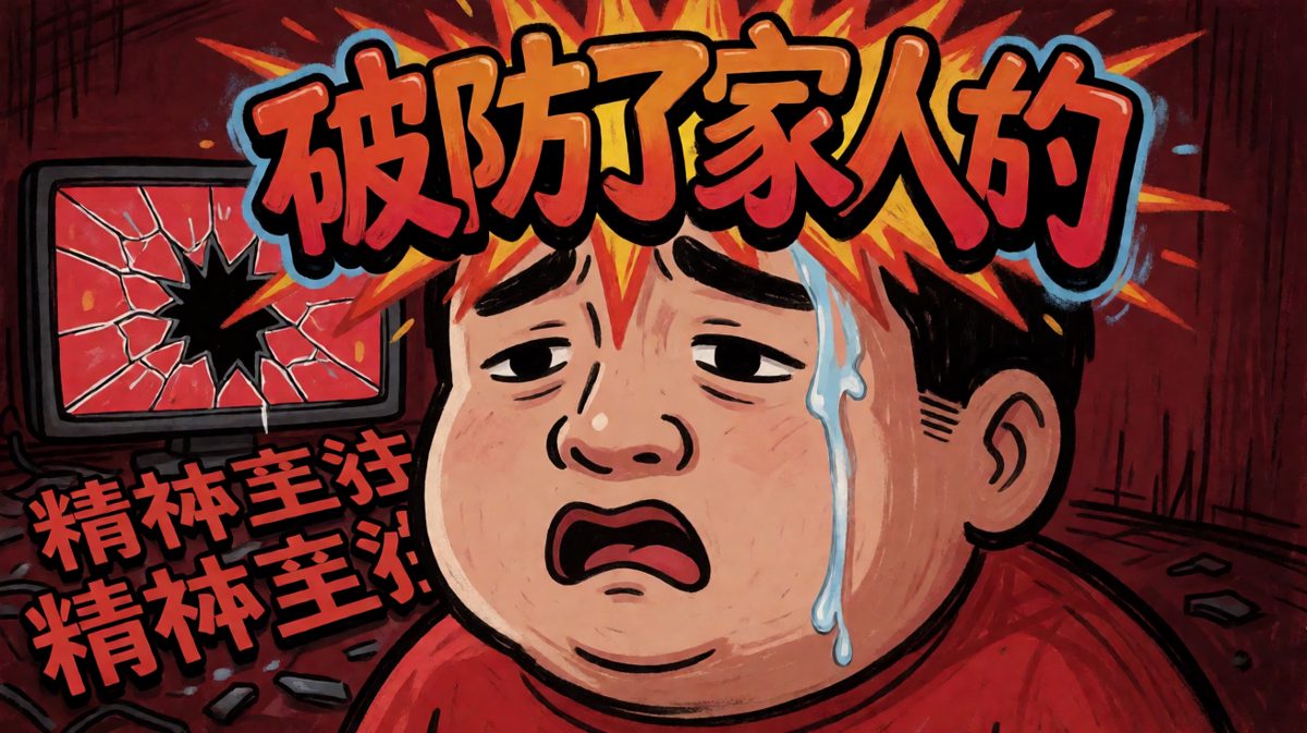 那一刻，我的精神防线彻底崩塌