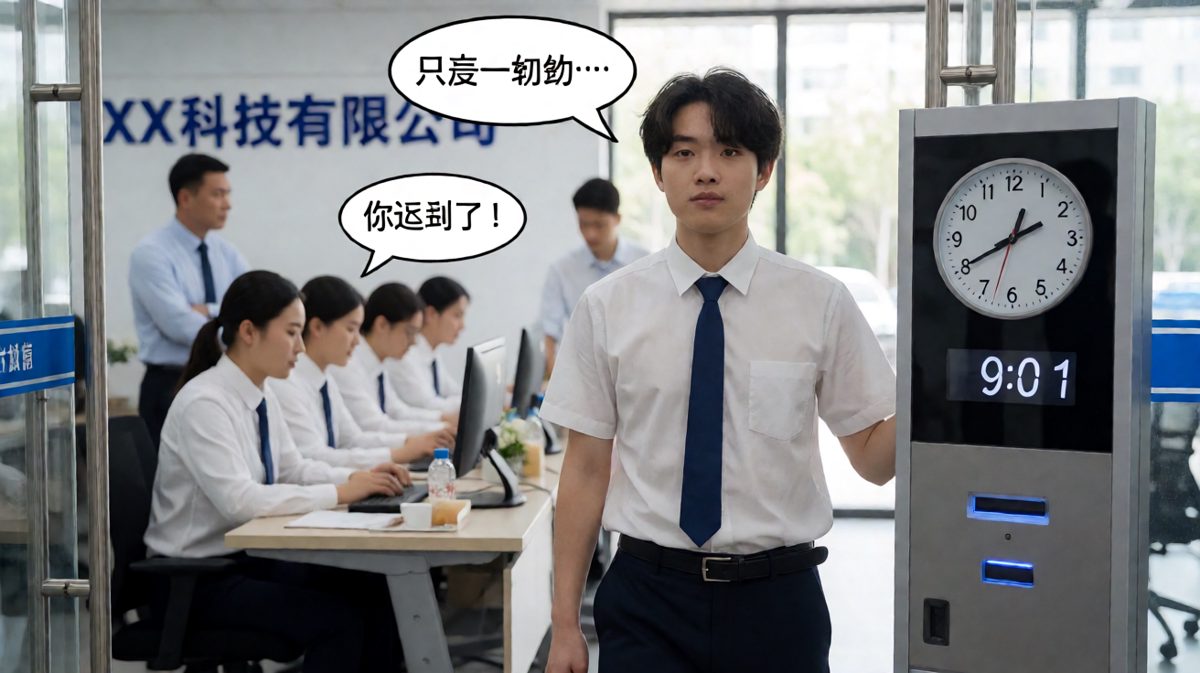 迟到一分钟，但输给了整个早上