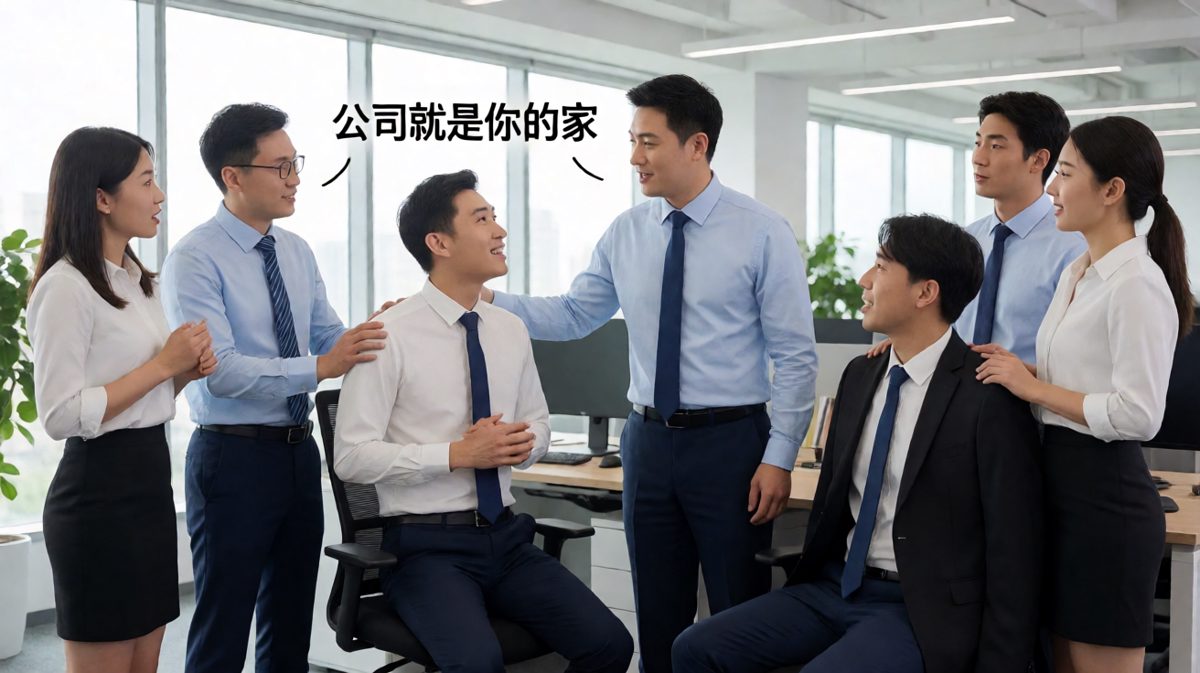 老板说公司就是家，我当场搬来睡了