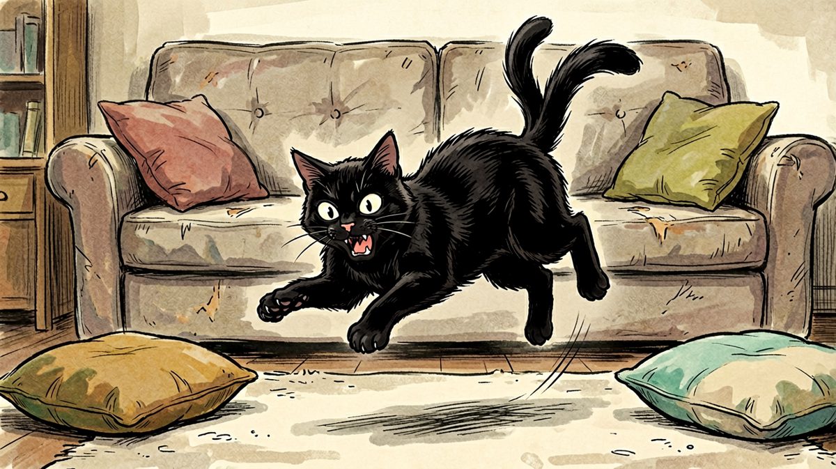 猫：我以为我能行，地面说你想多了