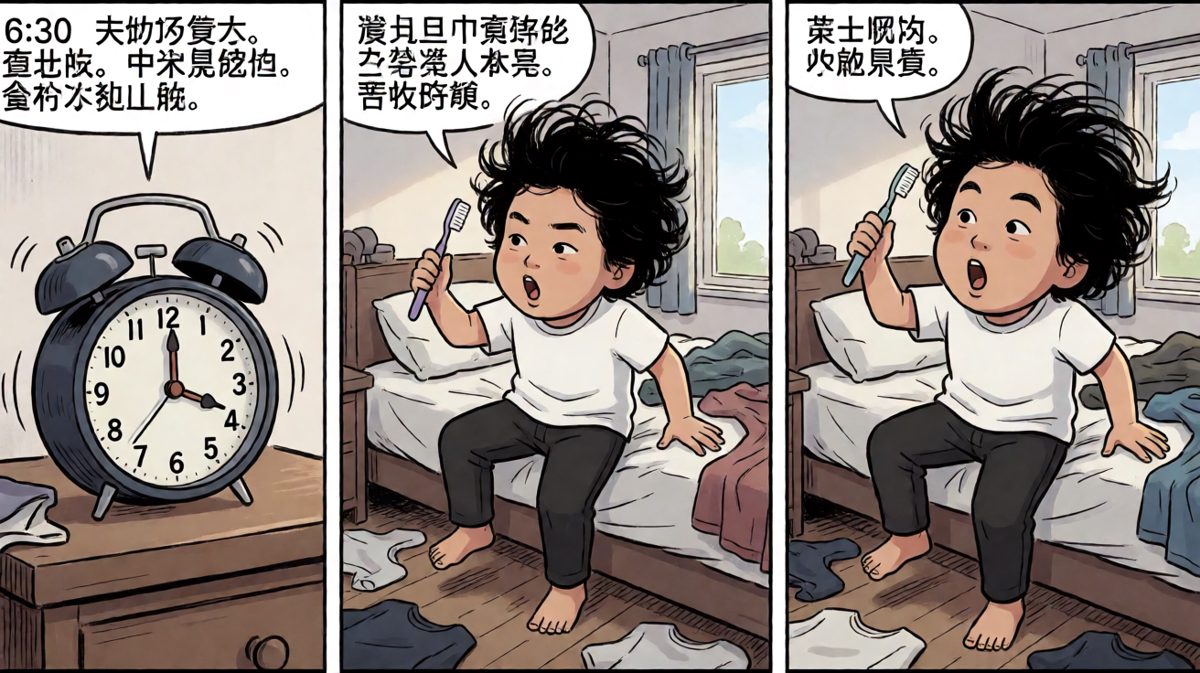 闹钟响起的那一刻，灵魂已离家出走。