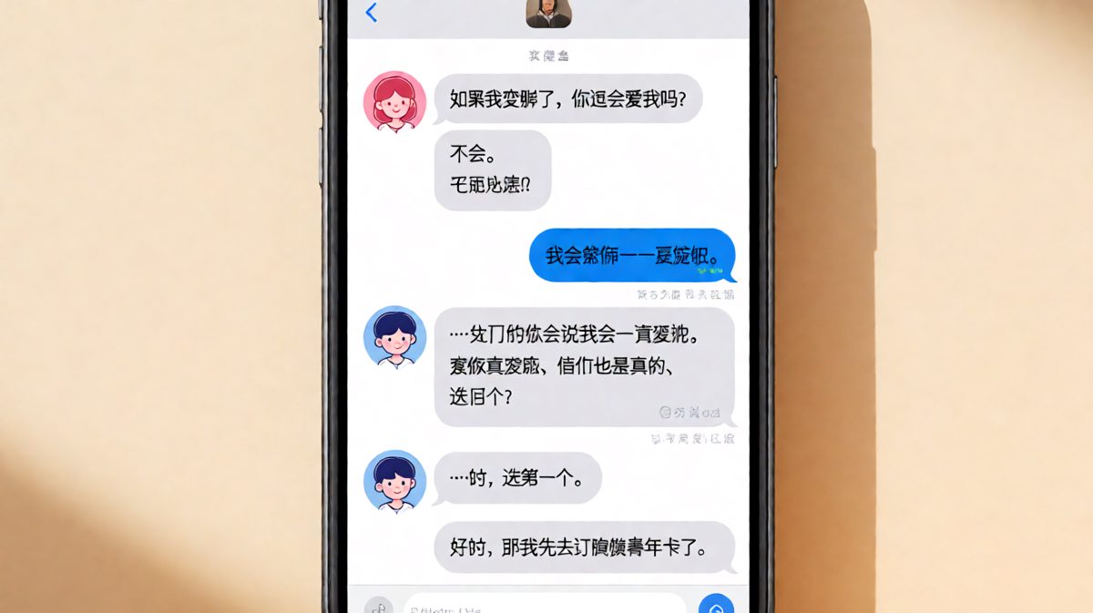 以为要土味情话，结果收到了健身邀约