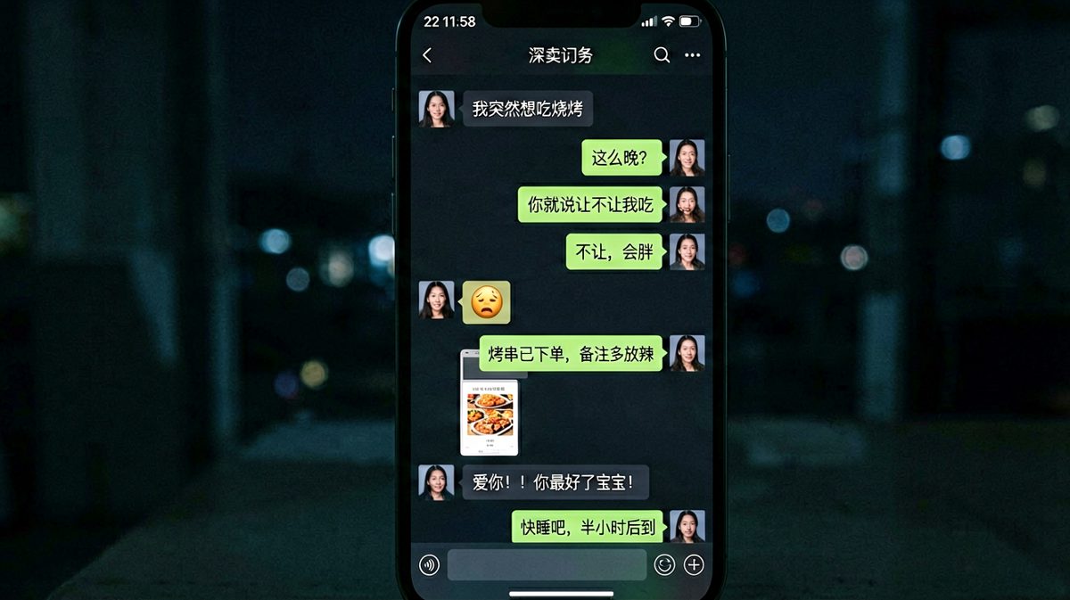 嘴上说着不让，手已经帮你点好——典型嘴硬心软型男友