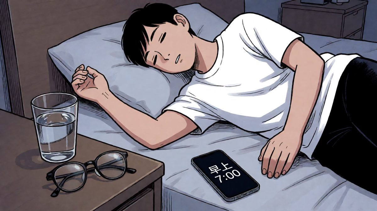 闹钟准时响起，但被子太暖根本不想动。