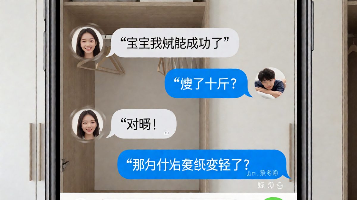 女生炫耀减肥，男生精准吐槽钱包