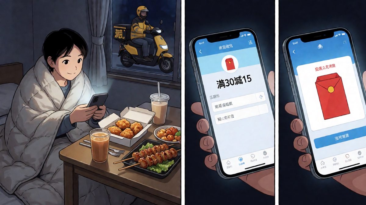 深夜外卖的召唤无法抗拒