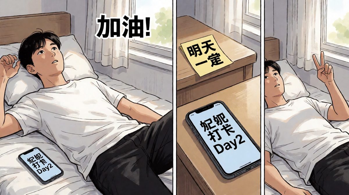 明天一定，从明天开始