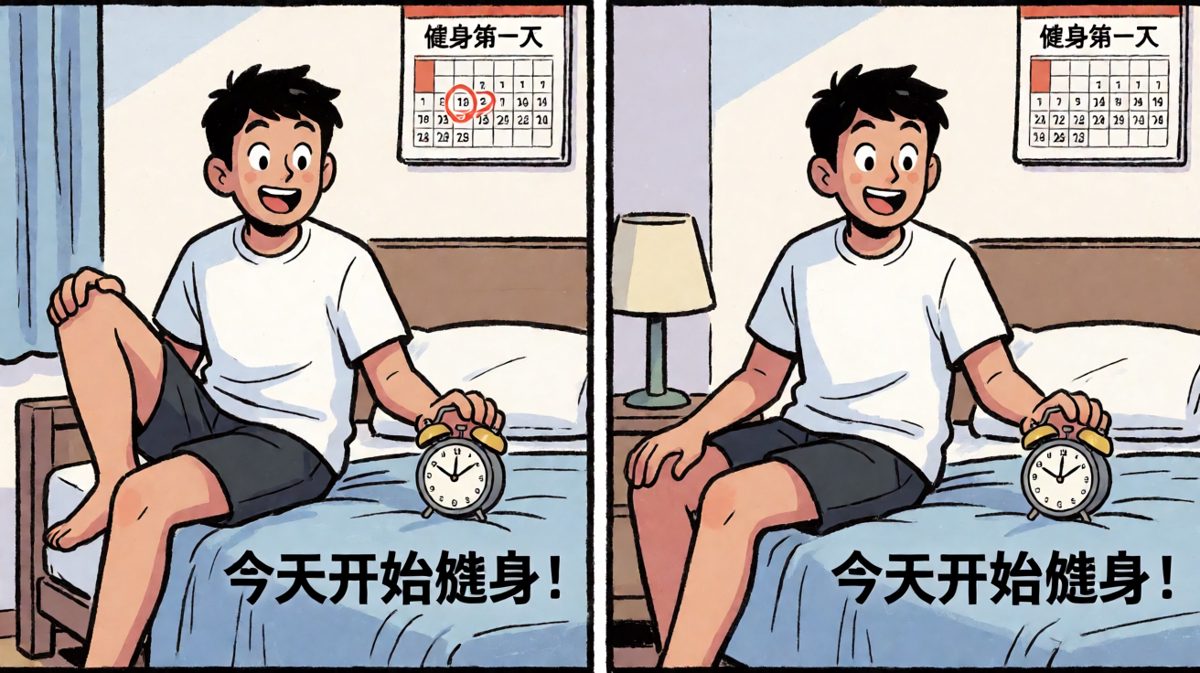 第1格：热血沸腾的早起宣言