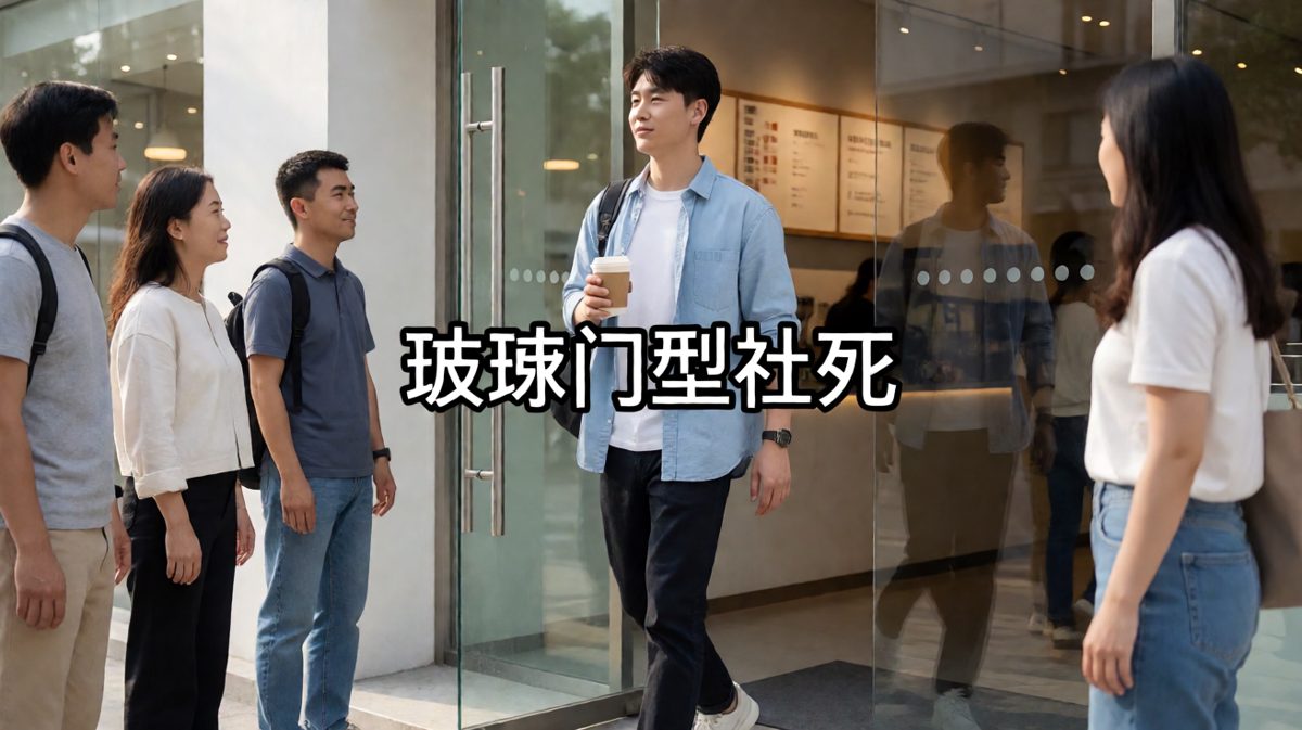 以为是有门的店，结果是玻璃墙