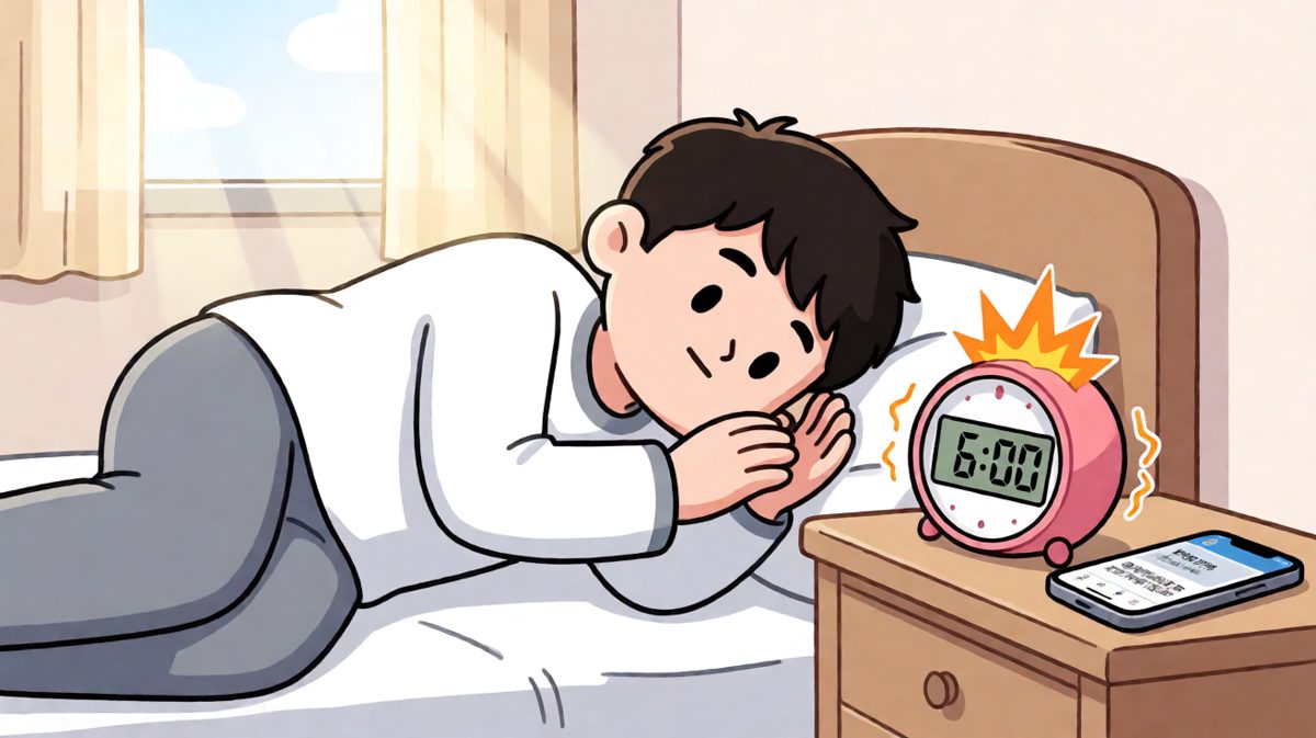 闹钟响了N遍，我决定用意念关掉它